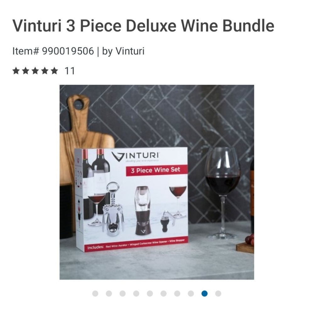 Brand new!! 3 piece wine bundle